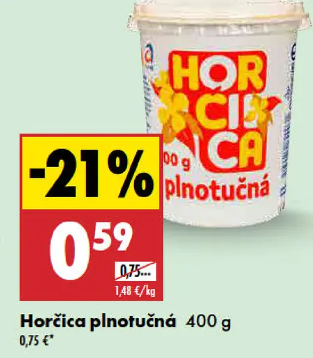 Plnotučná horčica