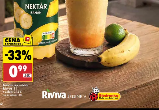 Riviva nektár banánový
