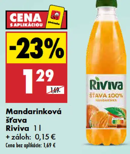 Riviva šťava mandarínka
