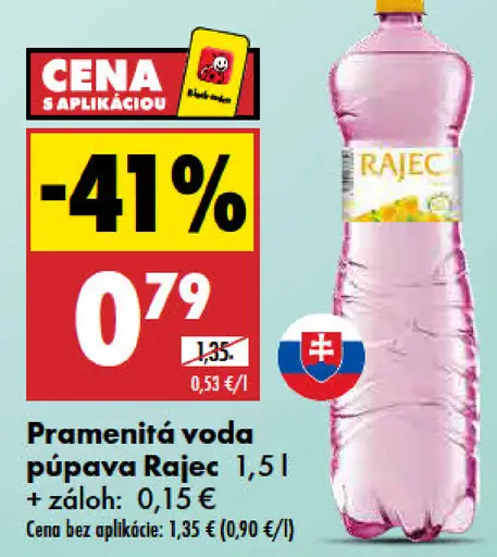 Rajec Pramenitá voda nesýtená