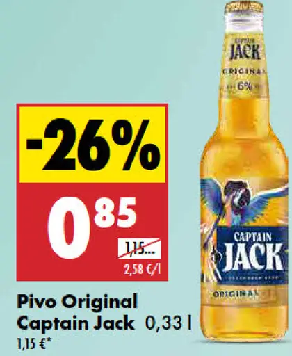 Captain Jack Original pivo