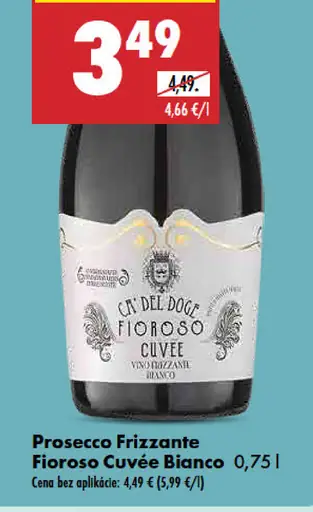 Prosecco Frizzante Fioroso Cuvée Bianco