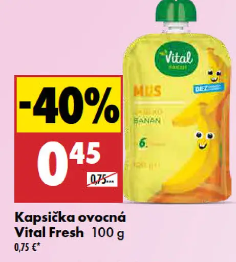 Kapsička ovocná Vital Fresh