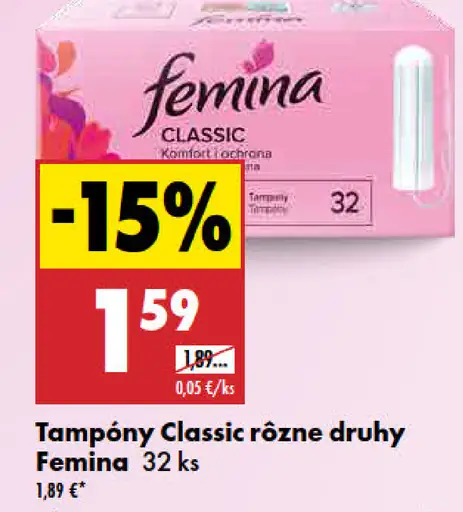 Femina Tampóny Classic