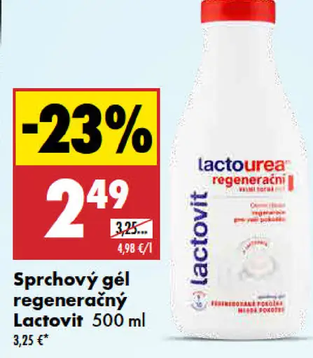 Lactovit Lactourea regeneračný sprchovací gél