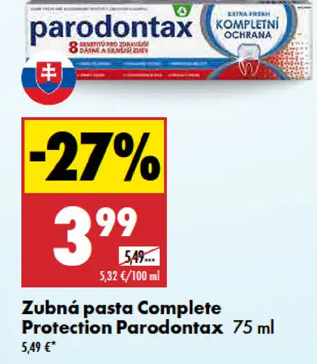 Parodontax Complete Protection zubná pasta