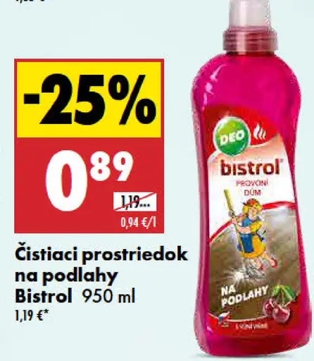 Bistrol Čistič na podlahy