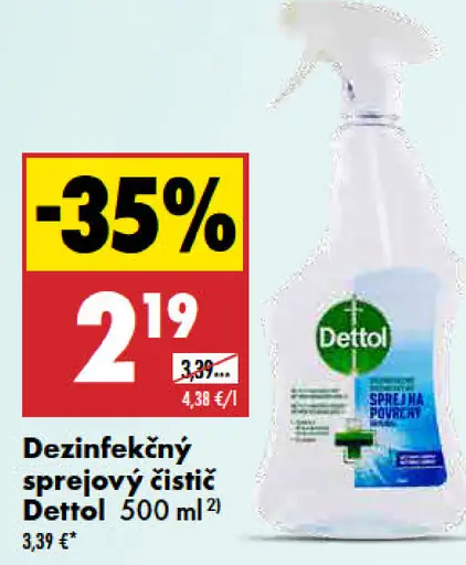 Dettol Sprejový čistič dezinfekčný