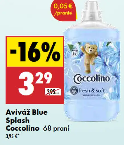 Coccolino Aviváž Blue Splash