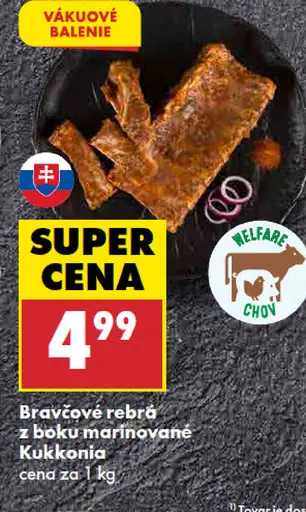 Kukkonia bravčové rebrá marinované