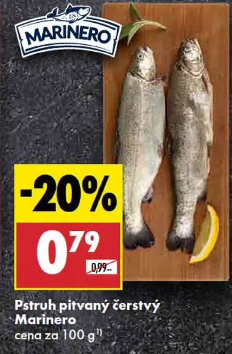 Marinero Pstruh pitvaný čerstvý