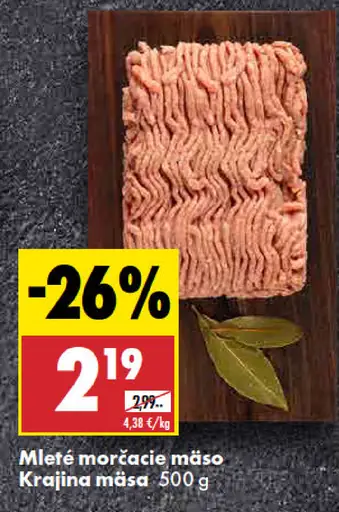 Krajina mäsa mleté morčacie mäso