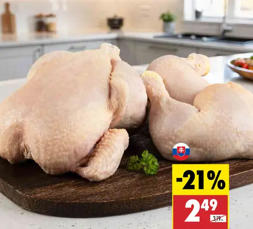 Krajina mäsa kurča 2 štvrté zadné