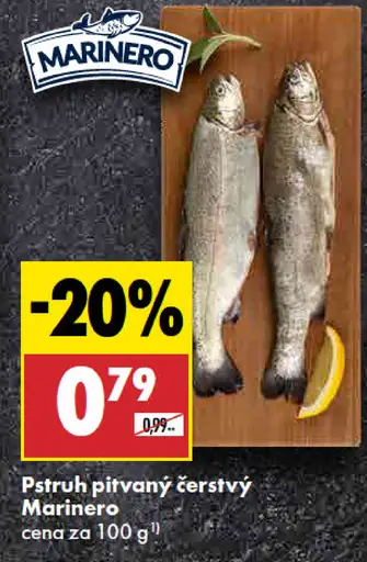 Pstruh pitvaný čerstvý