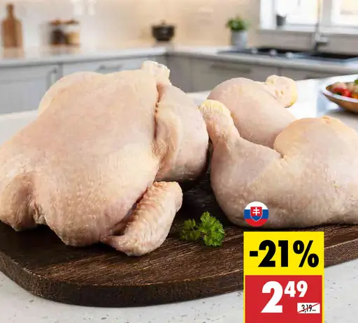 Kurča a 2 štvrté zadné