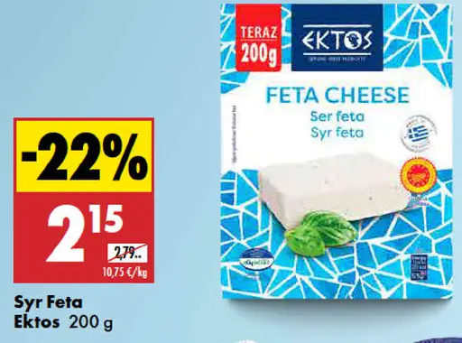 Ektos Feta Cheese syr feta