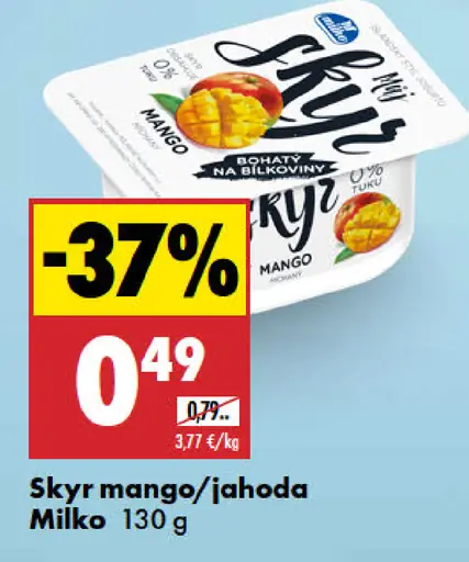 Milko Skyr mango/jahoda