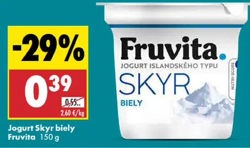 Fruvita Skyr biely