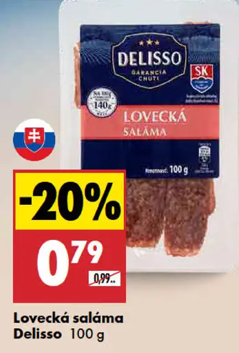 Lovecká saláma Delisso