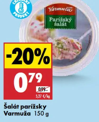 Šalát parížsky Varmuža