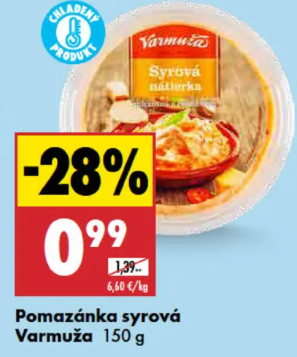 Syrová nátierka Varmuža