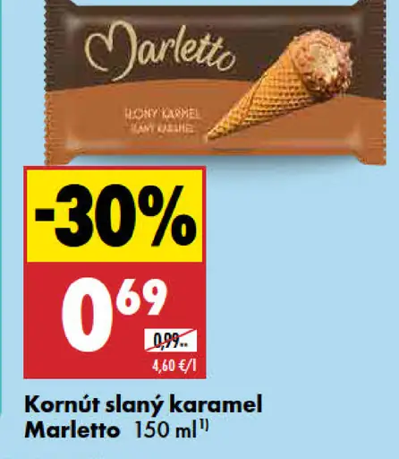 Kornút slaný karamel
