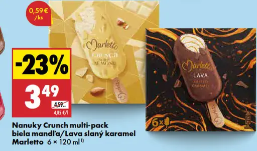 Nanuk Crunch multi-pack, biela mandľa