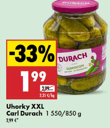 Carl Durach Uhorky XXL