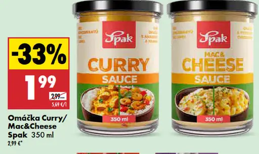 Spak omáčka Curry