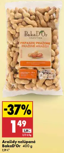 Baka'DOr arašidy nelúpané