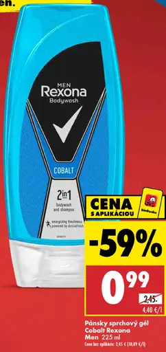 Rexona Men Cobalt 2 v 1 pánsky sprchový gél a šampón