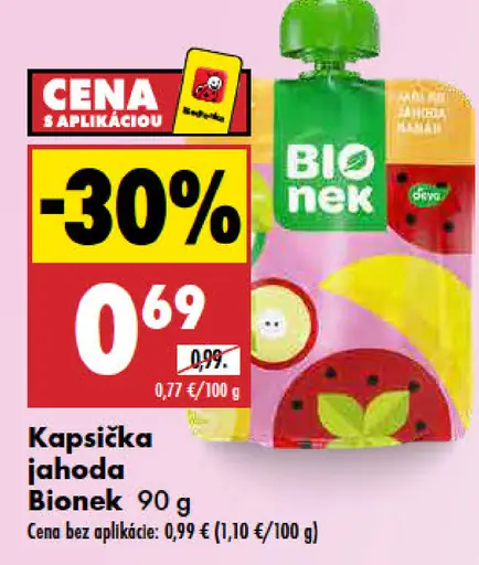Bionek kapsička jahoda