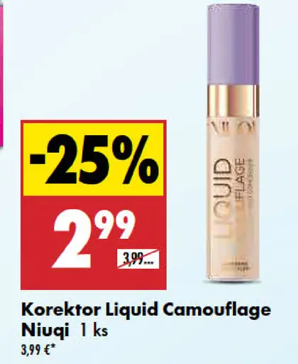 Niqui Liquid Camouflage korektor