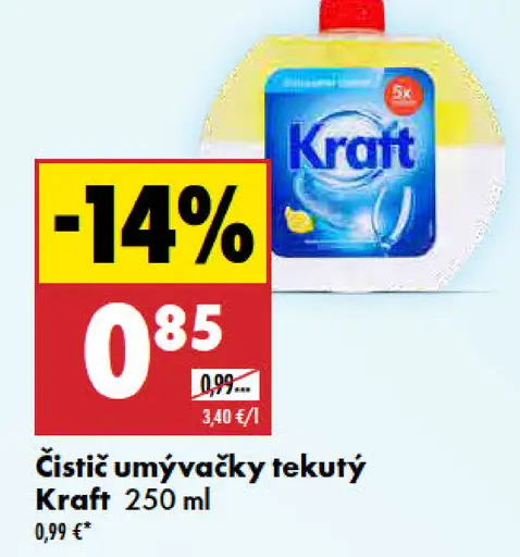 Kraft čistič umývačky riadu
