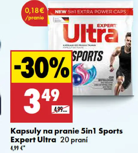 Kapsuly na pranie 5in1 Sports Expert Ultra