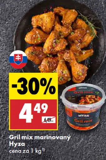 Hyza Gril mix marinovaný