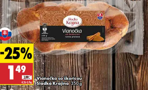 Sladká Krajina Vianočka škoricová
