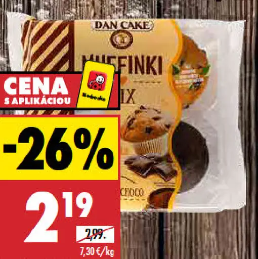 Muffiny čokoláda Dan Cake