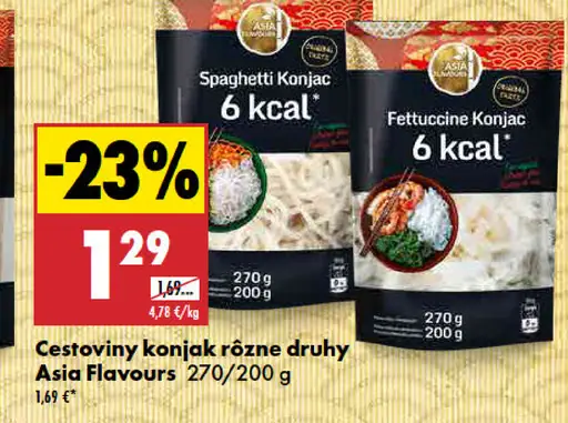 Asia Flavours Cestoviny konjak špagety