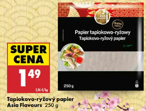 Asia Flavours Tapiokovo-ryžový papier