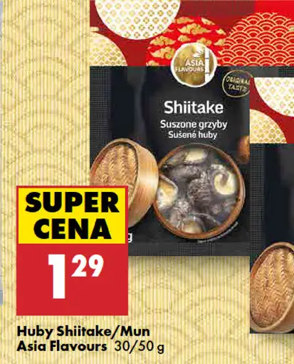 Asia Flavours Sušené huby Shiitake/Mun
