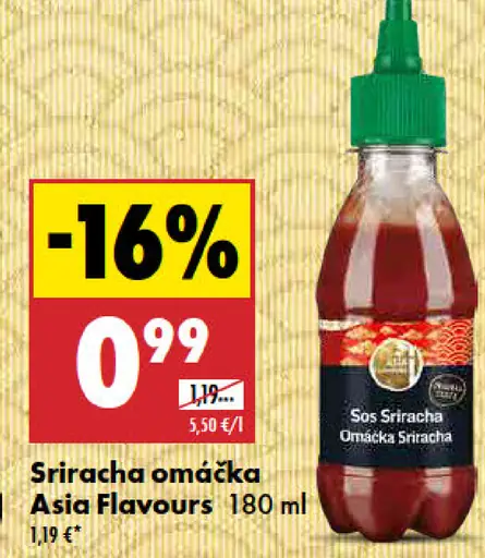 Asia Flavours omáčka Sriracha