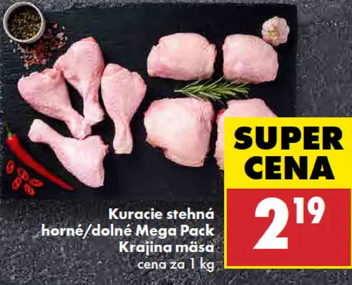 Kuracie stehná horné / dolné mega pack