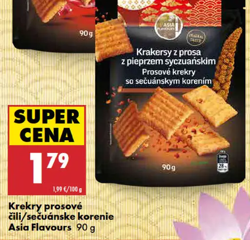Asia Flavours krekry prosové so sečuánskym korením
