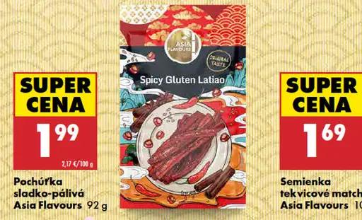 Asia Flavours pochúťka sladko-pálivá Spicy Gluten Latiao
