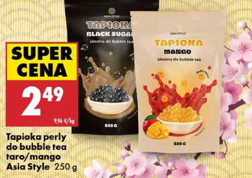 Asia Style tapiokové perly s príchuťou taro