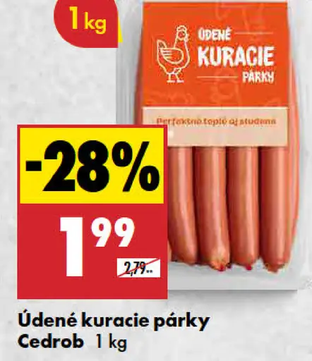 Cedrob Údené kuracie párky