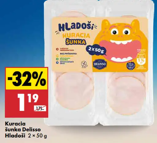 Kuracia šunka Delisso Hladoši
