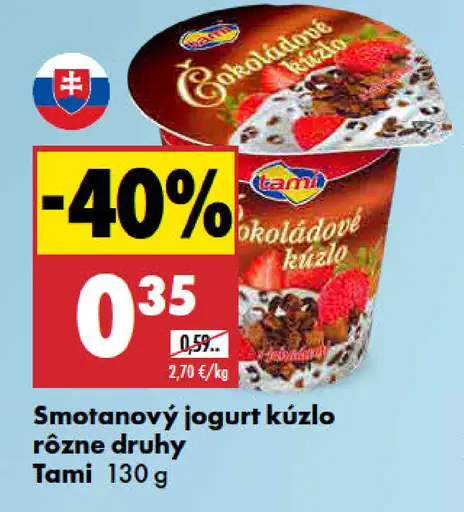 Tami smotanový jogurt kúzlo rôzne druhy
