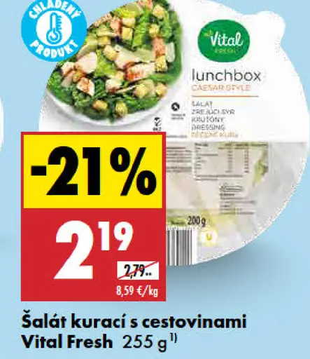 Vital Fresh Šalát kurací s cestovinami